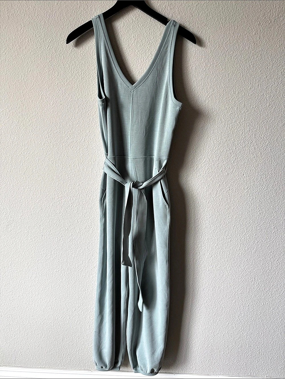 lululemon Ease of It All Sleeveless Jogger Jumpsuit Green Size 6